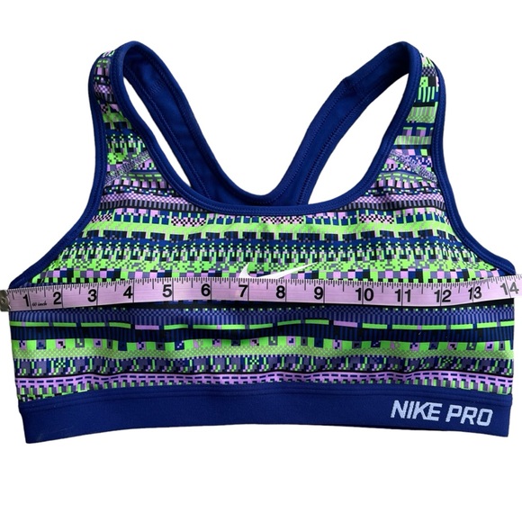 Nike Pro - Padded Racerback Pixel Sports Bra - M - Picture 4 of 6